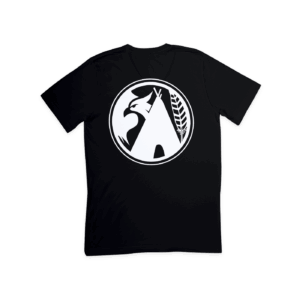 BLACK BILLWARDLIFE T-SHIRT, WHITE ICON