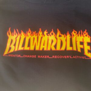 BLACK FLAMES BILLWARDLIFE T-SHIRT