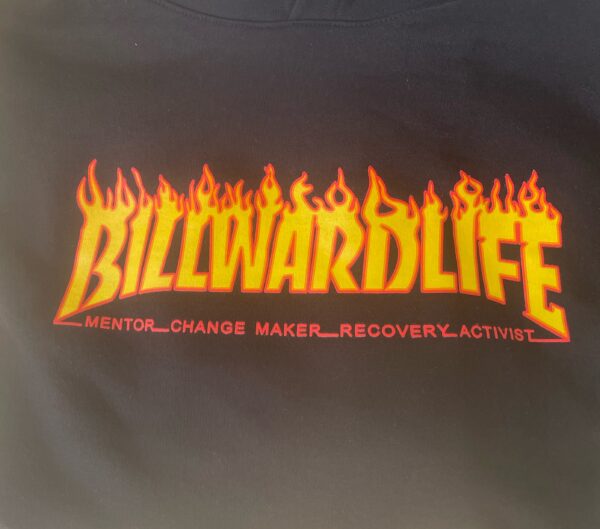 BLACK FLAMES BILLWARDLIFE T-SHIRT