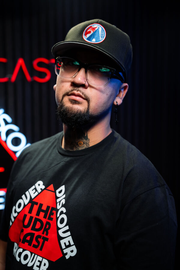 THE UDRCAST BLACK T-SHIRT