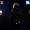 BLACK BILLWARDLIFE  HOODIE WITH WHITE ICON - Image 4