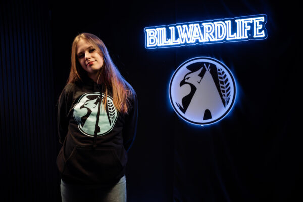 BLACK BILLWARDLIFE  HOODIE WITH TEAL ICON