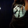 BLACK BILLWARDLIFE  HOODIE WITH TEAL ICON - Image 2