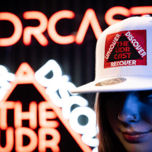 THE UDRCAST WHITE HAT: RED ICON