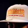 WHITE FLAMES BILLWARDLIFE HAT - Image 4