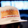 WHITE FLAMES BILLWARDLIFE HAT - Image 3