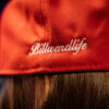 RED BILLWARDLIFE HAT - WHITE ICON - Image 3