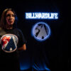 BLACK BILLWARDLIFE T-SHIRT, MULTI COLOURED ICON - Image 4