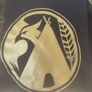 BLACK BILLWARDLIFE HOODIE WITH GOLD ICON