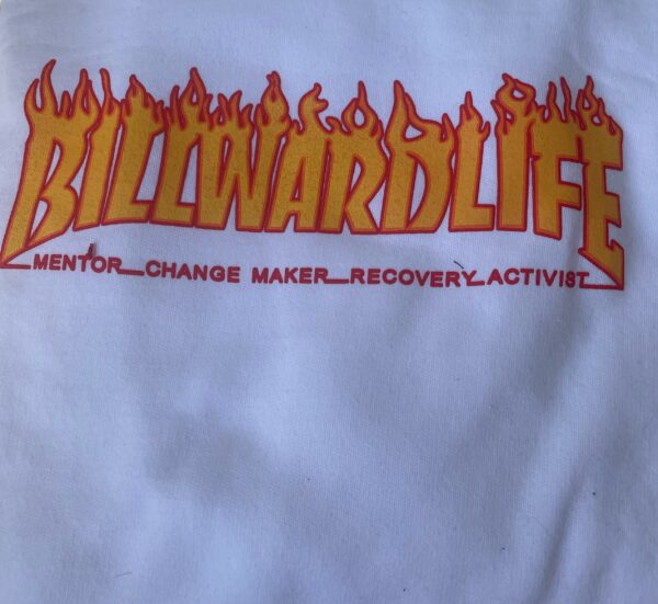 WHITE FLAMES BILLWARDLIFE T-SHIRT